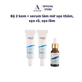 Bộ 2 Kem Xoá Sẹo + 1 Serum Actiscar