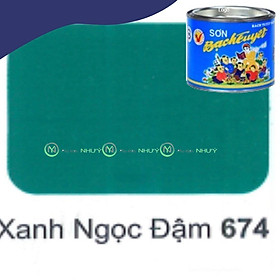 Mua BH  3 năm dành cho` 1 Lon Sơn xanh ngọc đậm 674 siêu bền và chống thấm tuyệt đối chất lượng tốt