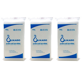 Combo 3 Bịch Khăn Vải Khô Likado 300g