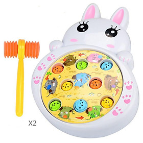 Bộ đồ chơi Hamster - Đập Hình Thỏ, Đập Hình Con Hổ