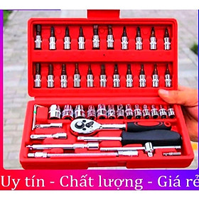 BỘ DỤNG CỤ THÁO LẮP SỮA CHỮA 46 CHI TIẾT ĐA CHỨC NĂNG 