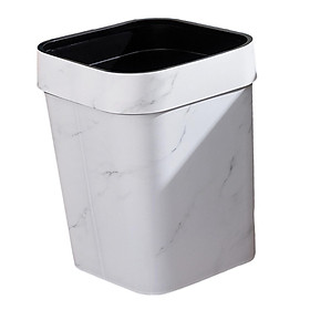 Hình ảnh Small Bathroom Trash Can 14L Square Waste Basket for Toilet Home Living Room