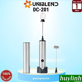 Mua Máy đánh tạo bọt cà phê dùng pin Uniblend DC-201 - 2 đầu đánh bọt và đánh trứng - Hàng chính hãng