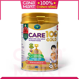 Sữa bột tốt cho bé Care 100 GOLD dành cho trẻ thấp còi, biếng ăn 400g