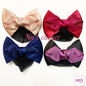 Kẹp lưới bới tóc họa tiết cao cấp (21)