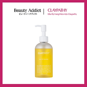 Dầu Tẩy Trang Thảo Mộc Bùn Khoáng CLAYPATHY Herb Cleansing Oil Nhật Bản, Làm Sạch Lớp Trang Điểm Hiệu Quả, Giúp Làn Da Mịn Màng, Thành Phần Thiên Nhiên, Lành Tính, Phù Hợp Mọi Loại Da