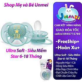 Philips Avent Núm Ty Ngậm Thông Khí / Siêu Mềm dành cho Bé 0-6 và 6-18 Tháng (Hộp Đơn/Hộp Đôi)