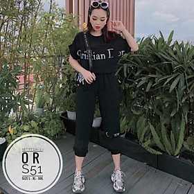 Bigsize 60-90KG vmart Set TT dài D I O R S51 hàng Quảng Châu cao cấp chiết eo giấu bụng
