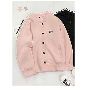 Áo khoác Cardigan nỉ nam nữ form rộng thêu cún Freesize mặc vừa từ 40-65kg Molly Urban