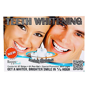 Bộ Tẩy Trắng Răng Happy Smile - Tặng 1 Cây Son Xăm Hàn Quốc