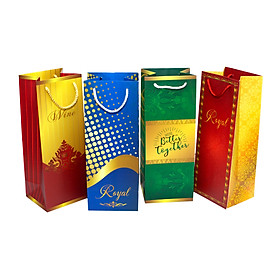 TÚI DÂY 1 CHAI TT130 - 36.5 X14 X12 CM - NGẪU NHIÊN