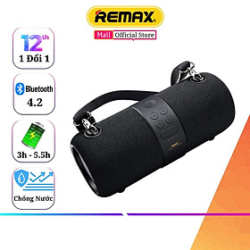 Mua Loa Bluetooth du lịch chống nước chính hãng Remax RB-M55 - Âm bass mạnh mẽ kết hợp đèn Led RGB. - Hàng Chính hãng Remax