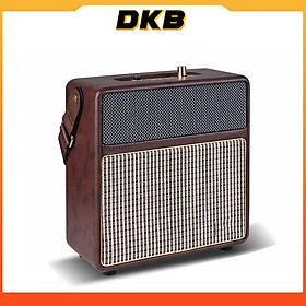 Mua Loa Bluetooth - Loa không dây DKB SK-2027 - Hệ thống loa công suất 20W âm thanh trầm ấm - Dung lượng pin cao - Tích hợp cổng micro 6.5mm hát karaoke - Kết nối Bluetooth 5.0  AUX  USB  TF card - Bọc da thiết kế cổ điển sang trọng - Hàng Chính Hãng