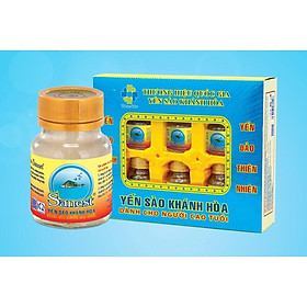 Nước Yến Sào Khánh Hòa Sanest  Dành Cho Người Cao Tuổi 70ml, Hộp 6 Lọ - 095H6