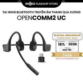 Mua Tai nghe Bluetooth truyền âm thanh qua xương Shokz OPENCOMM2/OPENCOMM2 UC - Hàng Chính Hãng