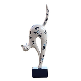 Animal Statues for Home Decor Cute Sculpture for Bookshelf Table Living Room