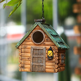 Birdhouses Shelter for Cardinal Bluebird Bird Cages for Outdoor Lawn Trees