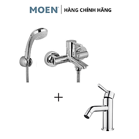 Bộ Sen Tắm Và Vòi Lavabo Nóng Lạnh MOEN ESSENCE