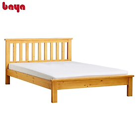 Mua Giường Ngủ BAYA ALI Chất Liệu Gỗ Thông Tự Nhiên Kiểu Dáng Hiện Đại Màu Gỗ Sáng Nhã Nhặn