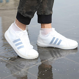 Bọc giày đi mưa silicon chống nước trong suốt co giãn hiệu Coolnice áo mưa cho giày