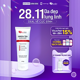 Sữa rửa mặt trà xanh Laaskin làm sạch và cung cấp độ ẩm cho da 200g