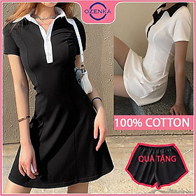 Mua Váy polo body tay ngắn xinh yêu, đầm polo đi dự tiệc đi chơi ...