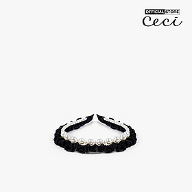 CECI - Băng đô cài tóc nữ bọc vải phối  sang trọng CC6-03000097