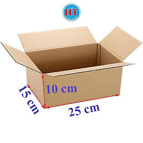 Hộp carton đóng hàng cod 25x15x10 cm - giá xưởng