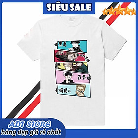 Áo thun anime Jujutsu Kaisen Anime Manga nhiều nhân vật unisex cực HOT