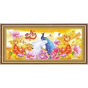 Tranh thêu chữ thập Lộc Phát DLH-223068