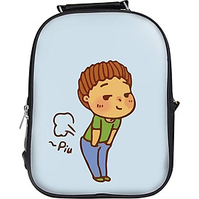 Balo Unisex In Hình Cậu Bé Xì Hơi - BLCP228