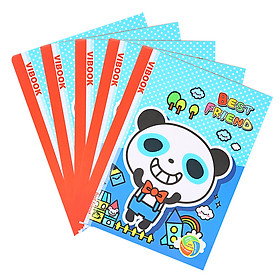 Lốc 05 Quyển Tập Vibook - Gold Bestfriend (100 Trang) - Mẫu Ngẫu Nhiên