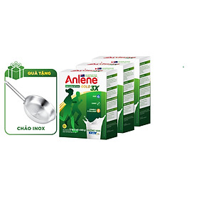 Combo 3 Sữa Bột Anlene Gold 3X Hương Vanilla - Tặng chảo inox