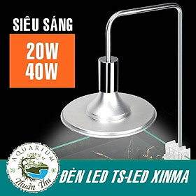 Đèn kẹp XIMA 20W và 40W ánh sáng Trắng và RGB cho bể thủy sinh bể bán