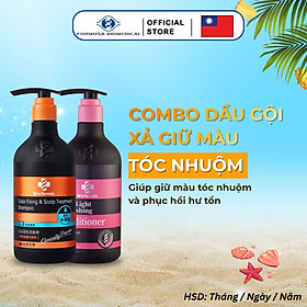 Combo Dầu Gội Xả Chăm sóc tóc nhuộm dưỡng tóc bóng mượt Dr's Formula