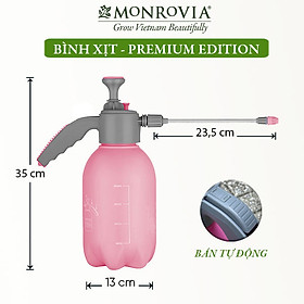 Bình xịt tưới cây MONROVIA 2 lít, bán tự động, phun sương tưới cây cảnh