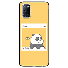 Ốp lưng dành cho Oppo A92 (2020) mẫu Chú Gấu Khung Hình