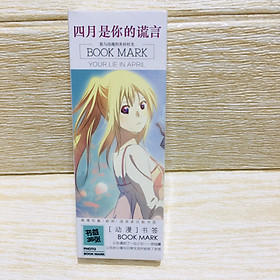 Hộp ảnh Bookmark Tháng tư là lời nói dối của em Shigatsu Wa Kimi No Uso (Your Lie in April) thiết kế thông minh độc đáo