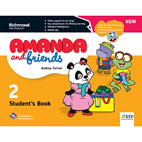 [Download Sách] New Amanda & Friends Student's Book Level 2 with Sticker & Pop out