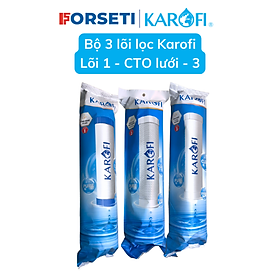 Mua Combo 3 lõi lọc nước Karofi 1 2 3 dùng cho máy S-S038 - Hàng chính hãng