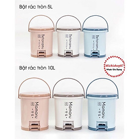 Mua Thùng Rác Nhựa Tròn Đạp Chân 5L - 10L Nhựa Việt Nhật Kiểu Dáng Mới  Thùng Rác Nắp Bật Đạp Chân Thông Minh