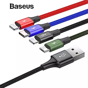 Mua Cáp Sạc Truyền Dữ Liệu Tốc Độ Cao 4 In 1 Baseus- Hàng Chính Hãng