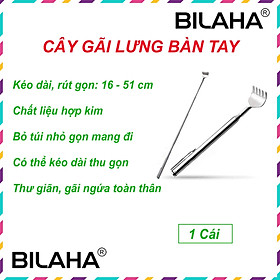 Cây Gãi Lưng Massage Hình Bàn Tay Inox Kéo Dài Rút Gọn (Có Hàng Sẵn) - MASA1030