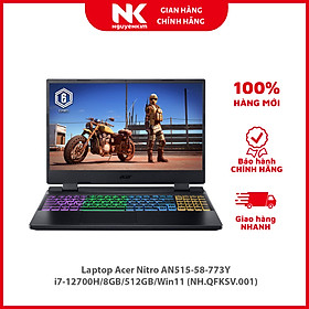 Mua Laptop Acer Nitro AN515-58-773Y i7-12700H/8GB/512GB/Win11 (NH.QFKSV.001) - Hàng chính hãng