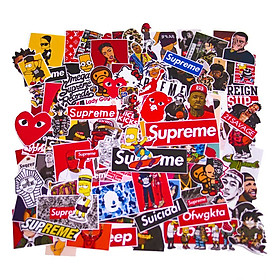 Nơi bán Set 100 Sticker - Supreme - Giá Từ -1đ