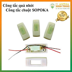 Mua Công tắc quả nhót  Công tắc chuột điện bật dạ quang SOPOKA cực đồng đúc