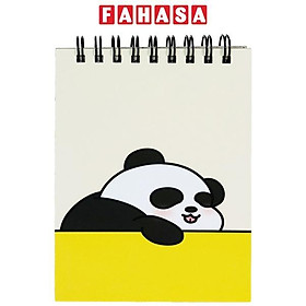 Sổ Lò Xo Trên Giấy Trơn - 160 Trang 9 x 13 cm 80gsm - Panda - The Sun 02