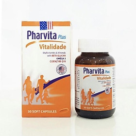 Pharvita Plus Bổ Sung Vitamin Và Khoáng Chất lọ 30v vĩ 60v