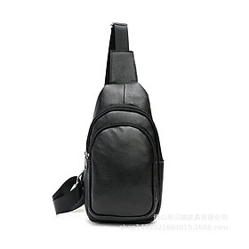 Túi đeo chéo nam DA BÒ THẬT – BEE GEE DCN9335