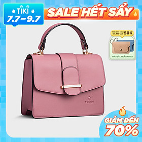 Túi đeo chéo nữ thời trang YUUMY YN88, 3 ngăn, vừa sổ tay, ví tiền, điện thoại, túi có quai xách, phù hợp đi chơi, đi làm, đi tiệc, da tổng hợp cao cấp, không bong tróc, không thấm nước (Dài 22cm x Rộng 9cm x Cao 17cm)
